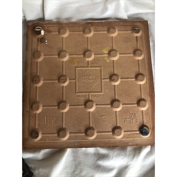 Beautiful Vintage Mirasol Italy Rooster  Chicken 🐓 Ceramic Square Tile Trivet - Picture 7 of 10